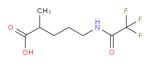 2-methyl-5-(trifluoroacetamido)pentanoic acid
