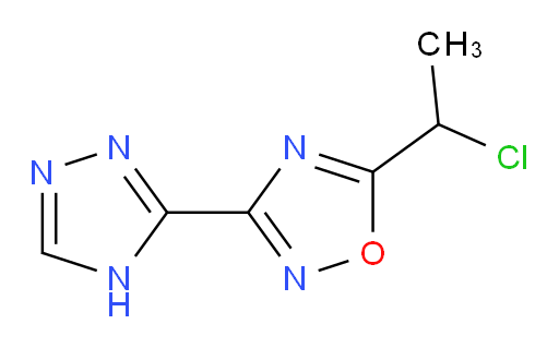 5-(1-chloroethyl)-3-(4H-1,2,4-triazol-3-yl)-1,2,4-oxadiazole