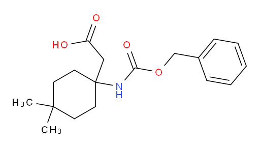 2-(1-{[(benzyloxy)carbonyl]amino}-4,4-dimethylcyclohexyl)acetic acid