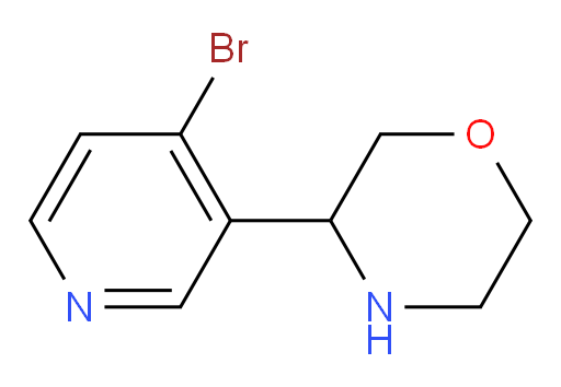 3-(4-bromopyridin-3-yl)morpholine