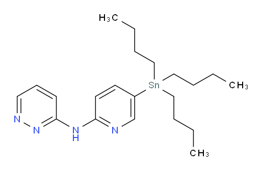 N-(5-(tributylstannyl)pyridin-2-yl)pyridazin-3-amine