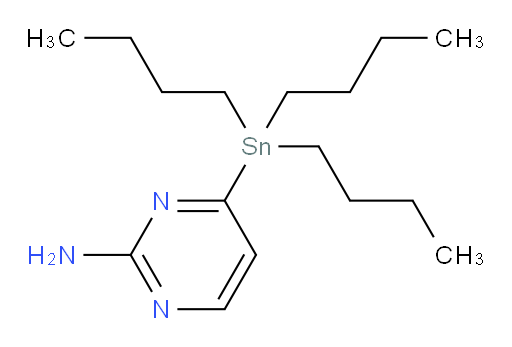 4-(tributylstannyl)pyrimidin-2-amine