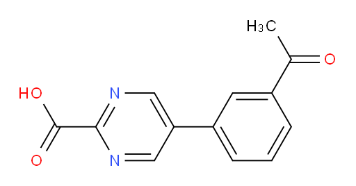 5-(3-acetylphenyl)pyrimidine-2-carboxylic acid