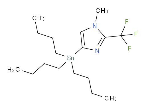 1-methyl-4-(tributylstannyl)-2-(trifluoromethyl)-1H-imidazole