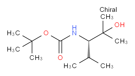 tert-butyl N-[(3S)-2-hydroxy-2,4-dimethylpentan-3-yl]carbamate