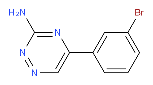 5-(3-bromophenyl)-1,2,4-triazin-3-amine