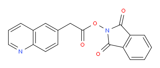 1,3-dioxo-2,3-dihydro-1H-isoindol-2-yl 2-(quinolin-6-yl)acetate