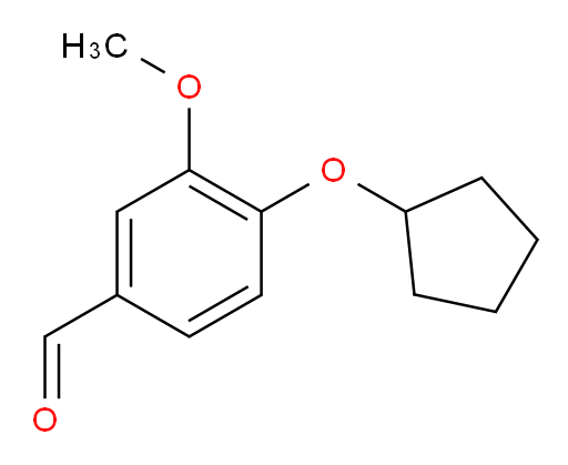 4-(cyclopentyloxy)-3-methoxybenzaldehyde