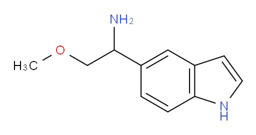 1-(1H-indol-5-yl)-2-methoxyethan-1-amine