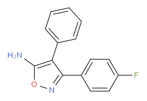 3-(4-fluorophenyl)-4-phenyl-1,2-oxazol-5-amine
