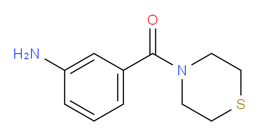 3-(thiomorpholine-4-carbonyl)aniline