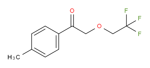1-(4-methylphenyl)-2-(2,2,2-trifluoroethoxy)ethan-1-one