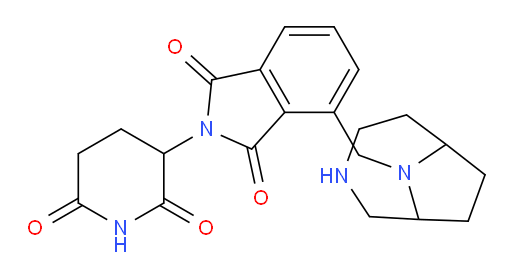 4-({3,9-diazabicyclo[4.2.1]nonan-9-yl}methyl)-2-(2,6-dioxopiperidin-3-yl)-2,3-dihydro-1H-isoindole-1,3-dione