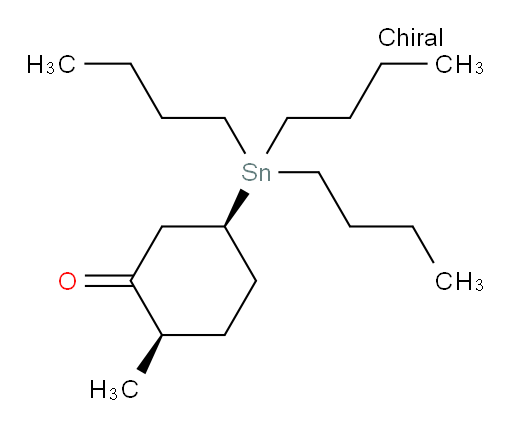 (2R,5S)-2-methyl-5-(tributylstannyl)cyclohexanone