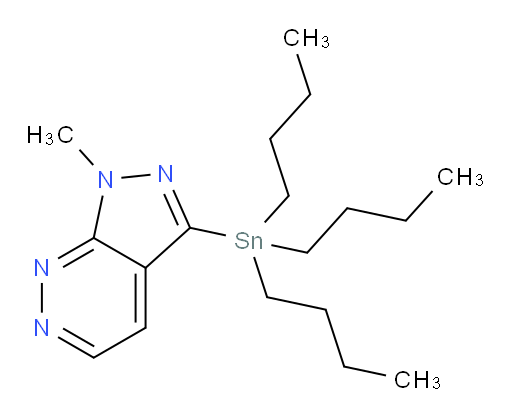 1-methyl-3-(tributylstannyl)-1H-pyrazolo[3,4-c]pyridazine