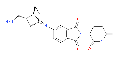 rac-5-[(1R,2R,4S)-2-(aminomethyl)-7-azabicyclo[2.2.1]heptan-7-yl]-2-(2,6-dioxopiperidin-3-yl)-2,3-dihydro-1H-isoindole-1,3-dione