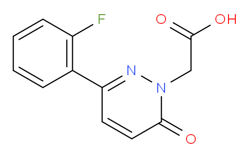 2-[3-(2-fluorophenyl)-6-oxo-1,6-dihydropyridazin-1-yl]acetic acid