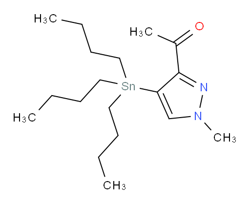 1-(1-methyl-4-(tributylstannyl)-1H-pyrazol-3-yl)ethanone