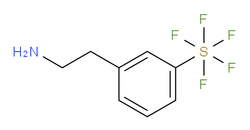 2-[3-(pentafluoro-lambda6-sulfanyl)phenyl]ethan-1-amine