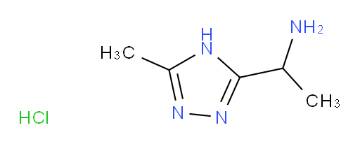 1-(5-methyl-4H-1,2,4-triazol-3-yl)ethan-1-amine hydrochloride