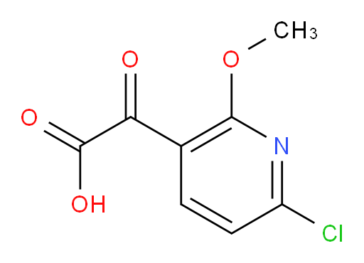 2-(6-chloro-2-methoxypyridin-3-yl)-2-oxoacetic acid