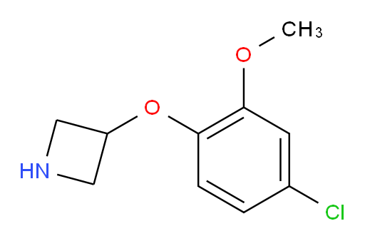 3-(4-chloro-2-methoxyphenoxy)azetidine