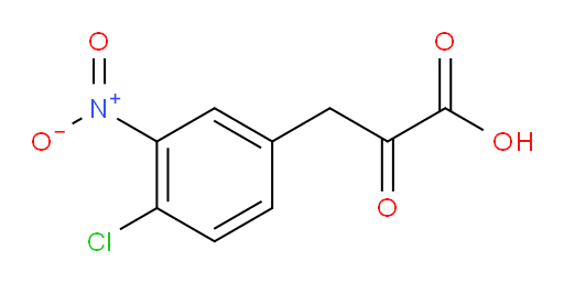 3-(4-chloro-3-nitrophenyl)-2-oxopropanoic acid