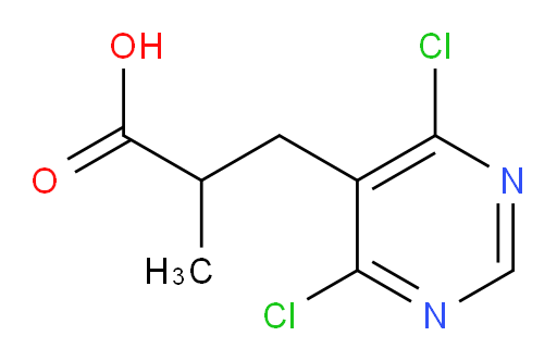 3-(4,6-dichloropyrimidin-5-yl)-2-methylpropanoic acid