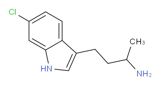 4-(6-chloro-1H-indol-3-yl)butan-2-amine