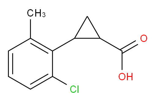 2-(2-chloro-6-methylphenyl)cyclopropane-1-carboxylic acid