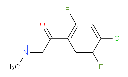 1-(4-chloro-2,5-difluorophenyl)-2-(methylamino)ethan-1-one