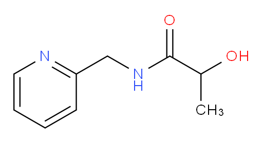 2-hydroxy-N-[(pyridin-2-yl)methyl]propanamide