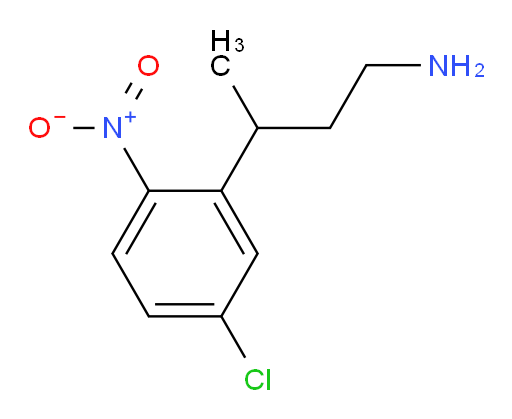 3-(5-chloro-2-nitrophenyl)butan-1-amine
