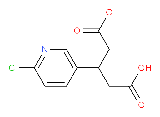 3-(6-chloropyridin-3-yl)pentanedioic acid