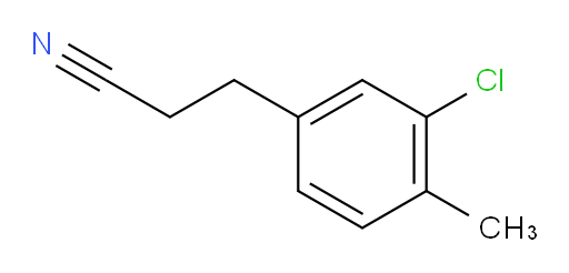 3-(3-chloro-4-methylphenyl)propanenitrile