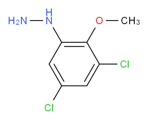 (3,5-dichloro-2-methoxyphenyl)hydrazine