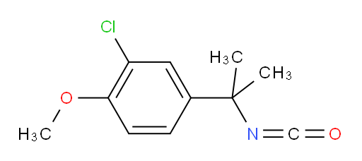 2-chloro-4-(2-isocyanatopropan-2-yl)-1-methoxybenzene