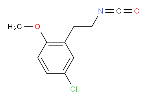 4-chloro-2-(2-isocyanatoethyl)-1-methoxybenzene