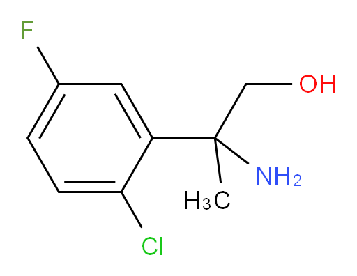 2-amino-2-(2-chloro-5-fluorophenyl)propan-1-ol