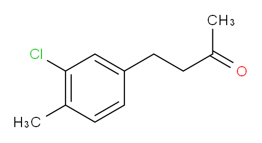 4-(3-chloro-4-methylphenyl)butan-2-one