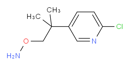 O-[2-(6-chloropyridin-3-yl)-2-methylpropyl]hydroxylamine