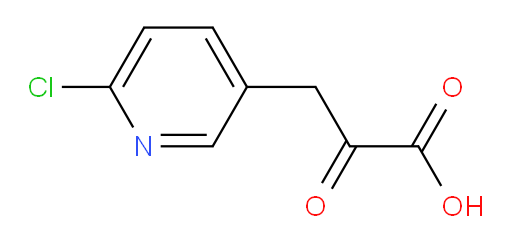 3-(6-chloropyridin-3-yl)-2-oxopropanoic acid