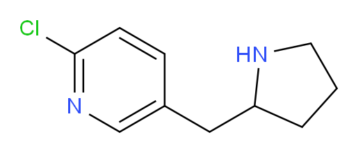 2-chloro-5-[(pyrrolidin-2-yl)methyl]pyridine
