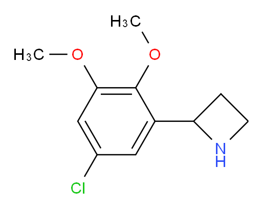 2-(5-chloro-2,3-dimethoxyphenyl)azetidine