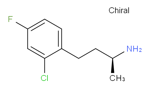 (2S)-4-(2-chloro-4-fluorophenyl)butan-2-amine