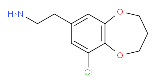 2-(9-chloro-3,4-dihydro-2H-1,5-benzodioxepin-7-yl)ethan-1-amine