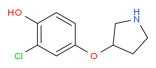 2-chloro-4-(pyrrolidin-3-yloxy)phenol
