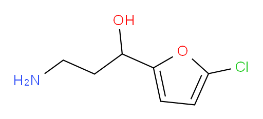 3-amino-1-(5-chlorofuran-2-yl)propan-1-ol