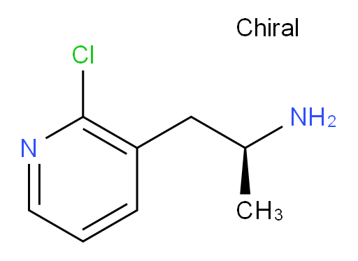 (2S)-1-(2-chloropyridin-3-yl)propan-2-amine