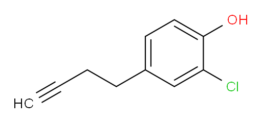 4-(but-3-yn-1-yl)-2-chlorophenol